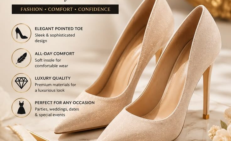Elegant Women’s Pointed Toe Pumps | Luxury Party & Summer Heels π β¨