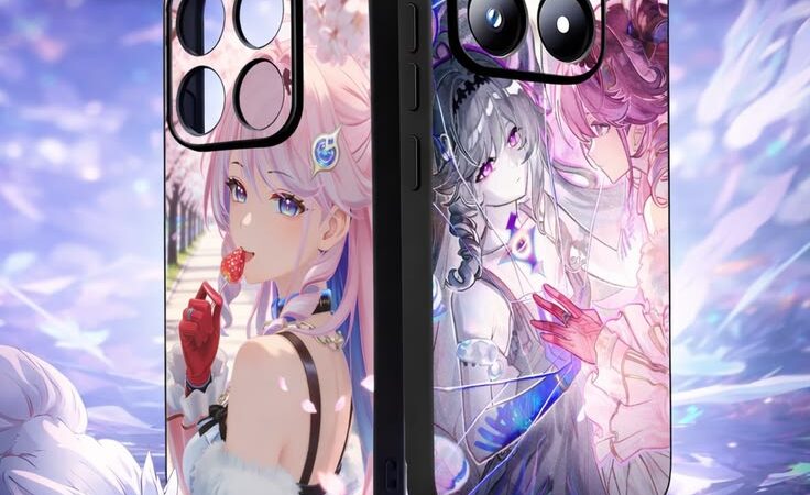 Wuthering Waves Xiaomi Case – Matte Black Shockproof Anime Cover