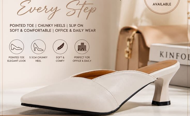 Classic Pointed-Toe Women’s Pumps with Chunky Heels