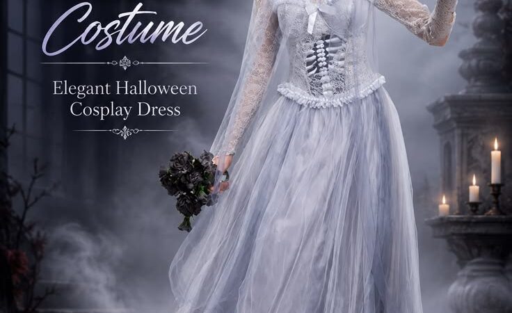Ghost Bride Halloween Costume for Women ЁЯС╗ЁЯдН