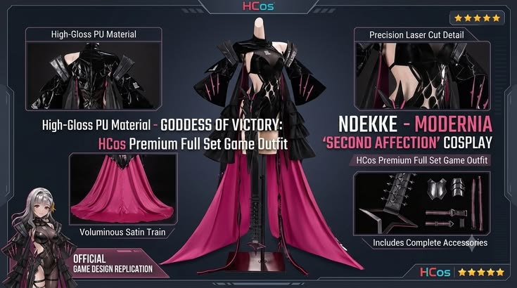 NIKKE Modernia Cosplay Set 💖 Second Affection Game Outfit ✨