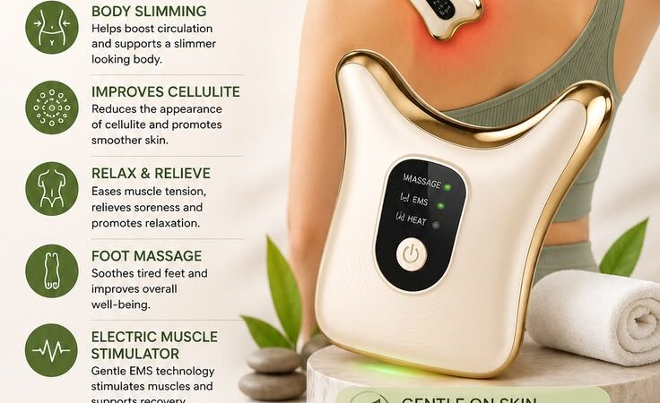 ✨ Electric Gua Sha Massager | Body Slimming & Muscle Relaxation Device – 52% OFF