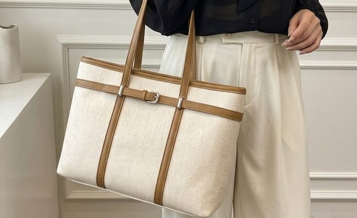 Title: Luxury Designer Inspired Tote Bag ✨