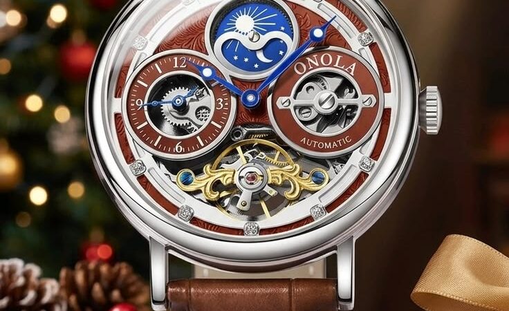 A Stunning Secret on Your Wrist ЁЯдл Mechanical Moon Phase Watch