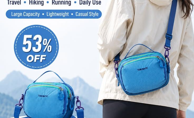 WRELS Multi-Functional Crossbody Travel Bag – 53% Off