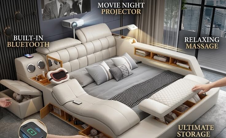 Ultimate Luxury Smart Bed – More Than Just a Sleep! ✨