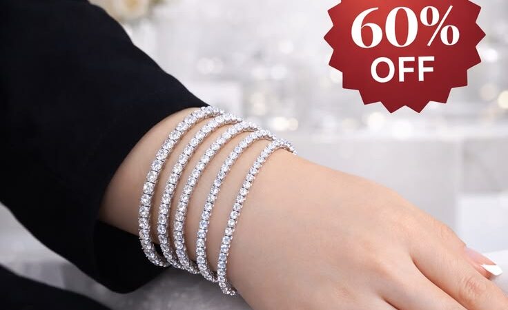 ATTAGEMS Moissanite Tennis Bracelets – Discover Brilliance