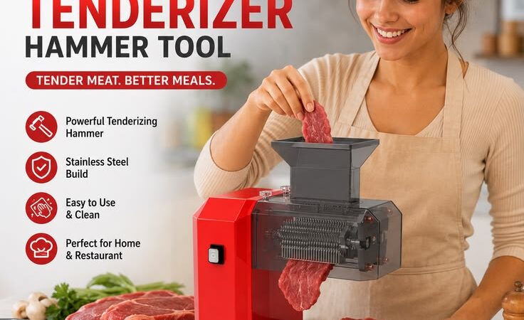 Heavy-Duty Meat Tenderizer for Home & Restaurant Use