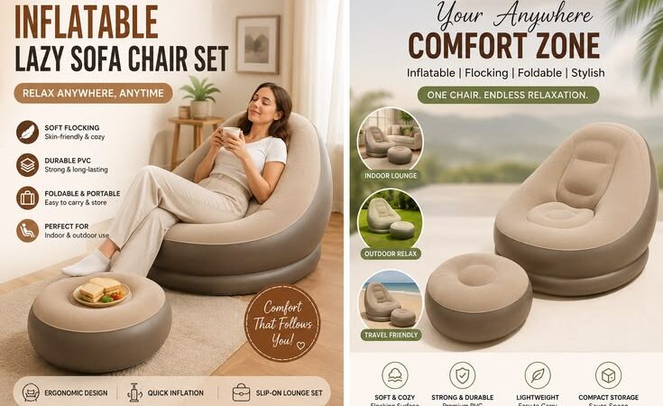 🛋️ Relax Anywhere, Anytime Upgrade your comfort with the Inflatable Lazy sofa