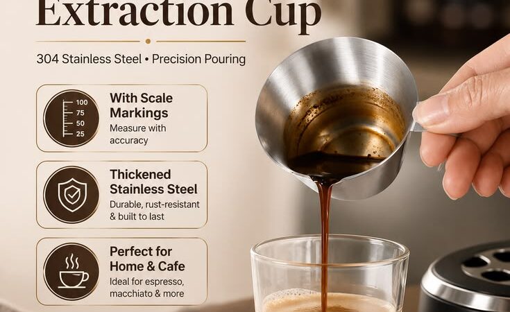 100ML Stainless Steel Espresso Extraction Cup