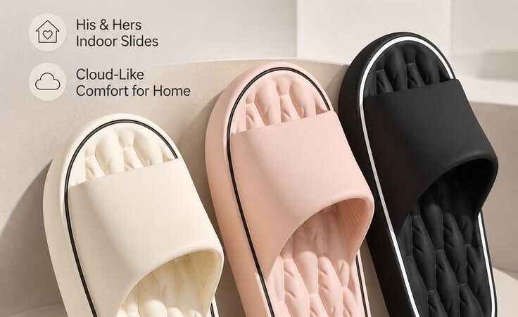 Summer Couple Slippers – Soft EVA Non-Slip Indoor Slides
