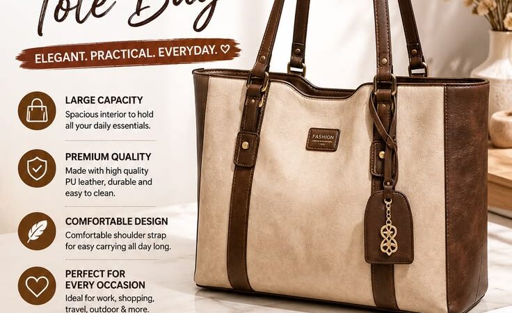 ЁЯСЬ Stylish Vintage Tote Bag | Large Shoulder Handbag for Women