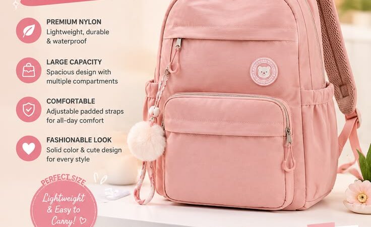 Multi-Pocket Backpack 🎒 | Stylish Laptop & School Bag for Students