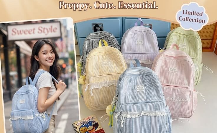 💖 2026 Trend Alert: LEFTSIDE Sweet Style Backpacks!