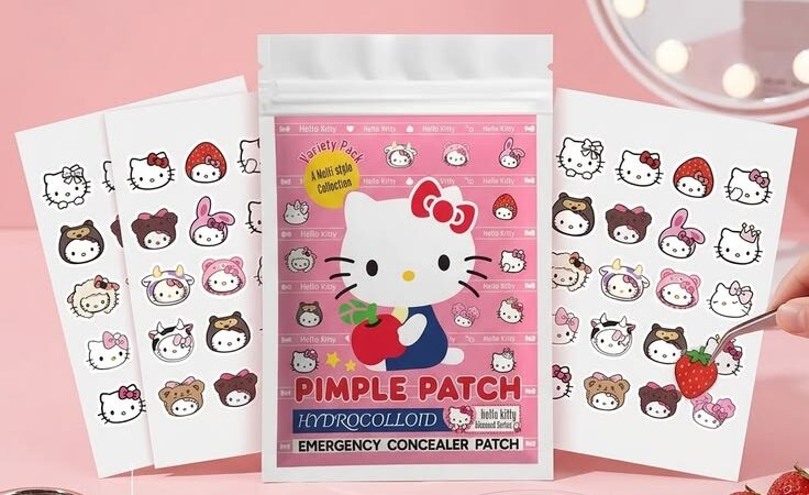 π Cute Hello Kitty Pimple Patches – 60pcs Variety Pack! π