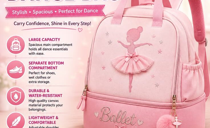 Cute Pink School Backpack for Girls | Lightweight Book Bag for Kids, Teens & Women ππ