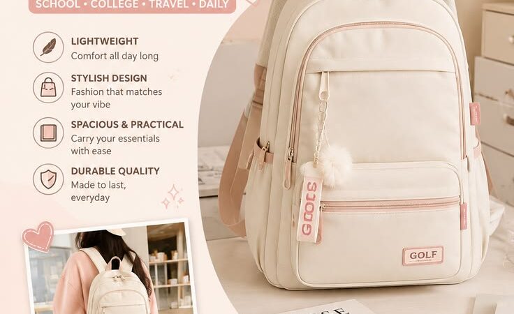 GOLF Fashion Backpack for Girls & Students 🎒