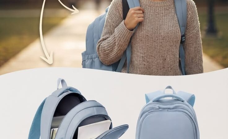 🎒 Large Capacity Laptop Backpack – Durable & Versatile for School & Travel