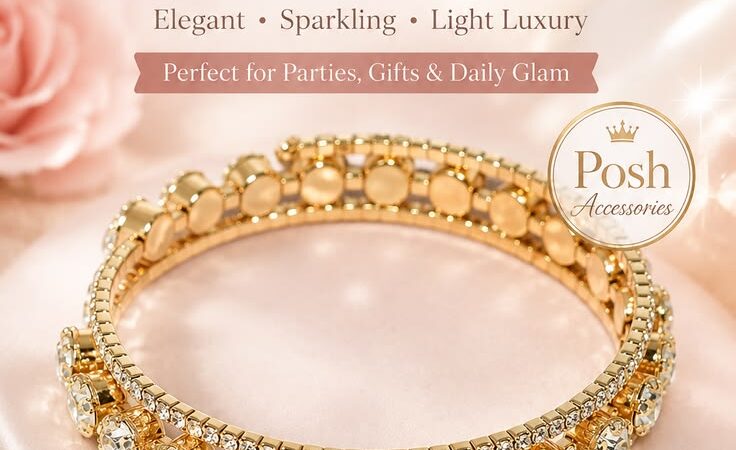 Elegant Rhinestone Clasp Bracelet for Women