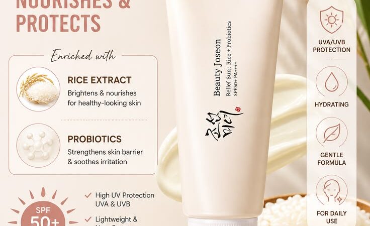 Beauty of Joseon Relief Sun SPF50+ PA++++ – Rice + Probiotics Korean Sunscreen