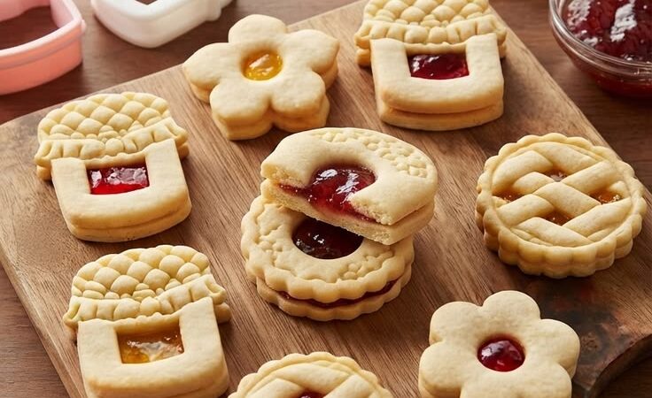(Benefit-Driven): Bake Pro-Level Jam Sandwich Cookies Easily! (Linzer Cookie Cutters)
