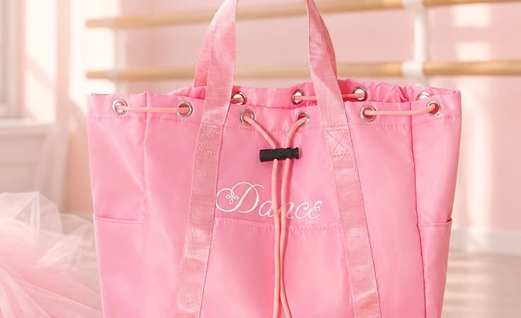 Cute Pink Ballet Dance Bag for Girls