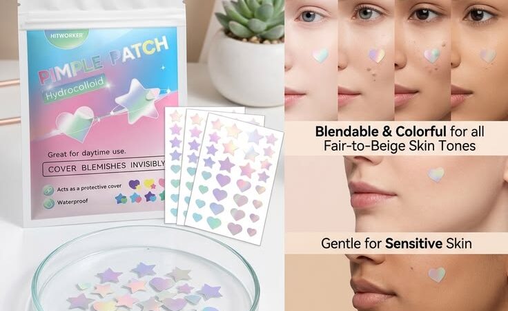 360pcs Colorful Acne Patch Mega Pack! Blendable Coverage for All Fair-to-Beige Skin