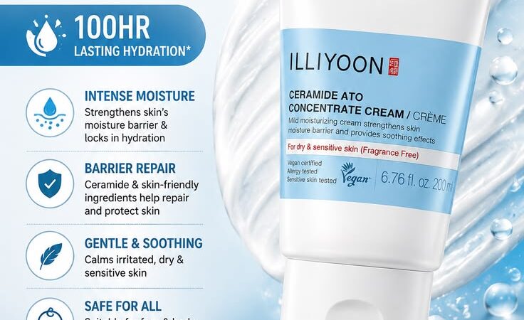 ILLIYOON Ceramide Ato Concentrate Cream – Deep Hydration for Dry & Sensitive Skin