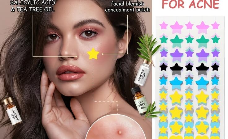 e Cutest Way to Heal Breakouts! (6-Color Star Patches) 🌟