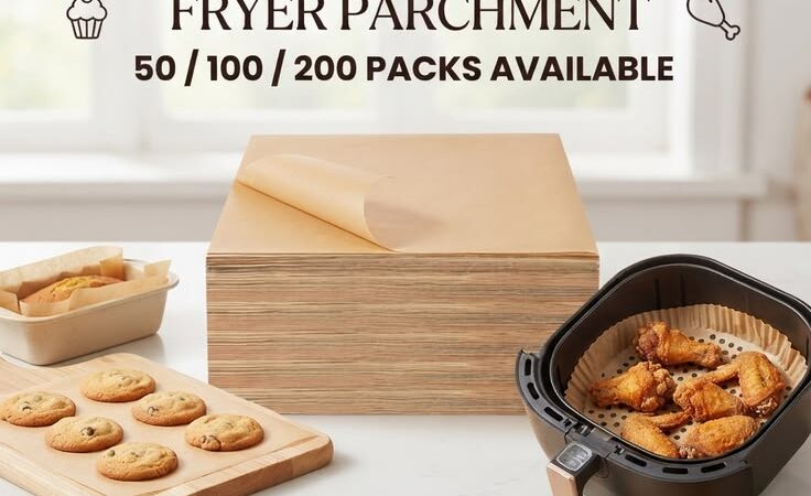 Headline: Make Baking & Air Frying Easier with Premium Parchment Sheets!