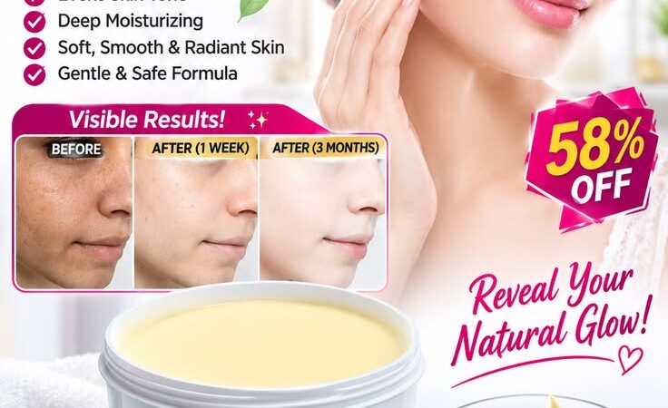Skin Brightening & Moisturizing Cream for Face, Neck, Hands & Feet – Even Skin Tone & Radiant Glow |