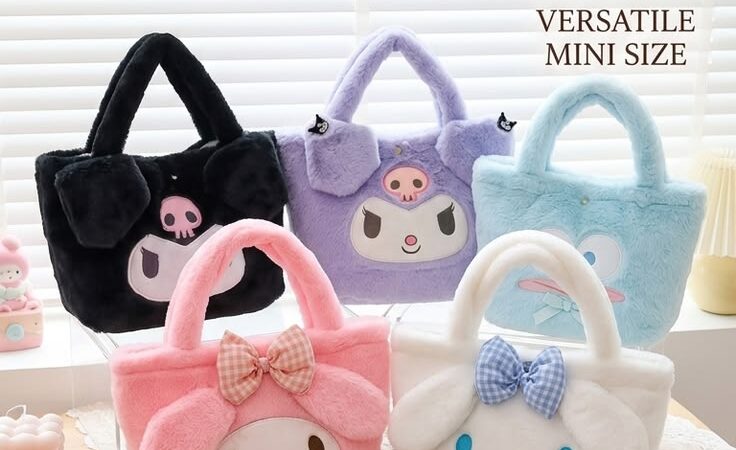 Kawaii Sanrio Plush Totes | My Melody, Kuromi & Cinnamoroll ЁЯТЦ