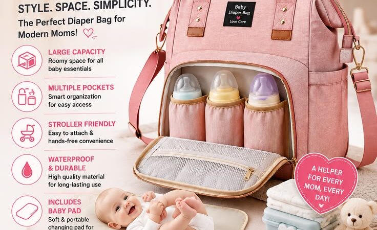 Multifunctional Mommy Diaper Bag | Large Capacity Baby Nappy Tote & Stroller Bag ЁЯС╢ЁЯСЬ