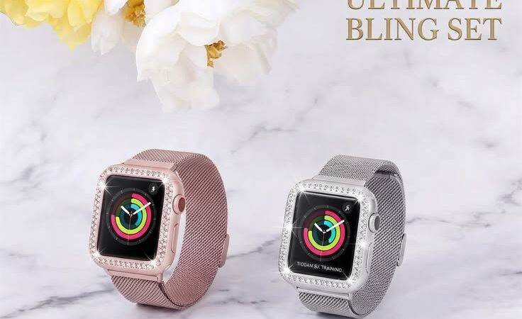 ✨ Sparkle & Shine: The Ultimate Apple Watch Bling Set