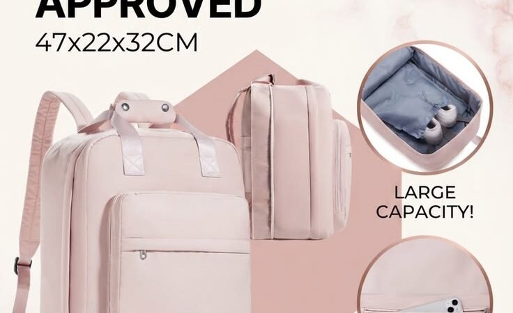 ✨ The Ultimate Large-Capacity Cabin & Laptop Backpack! 🎒💖