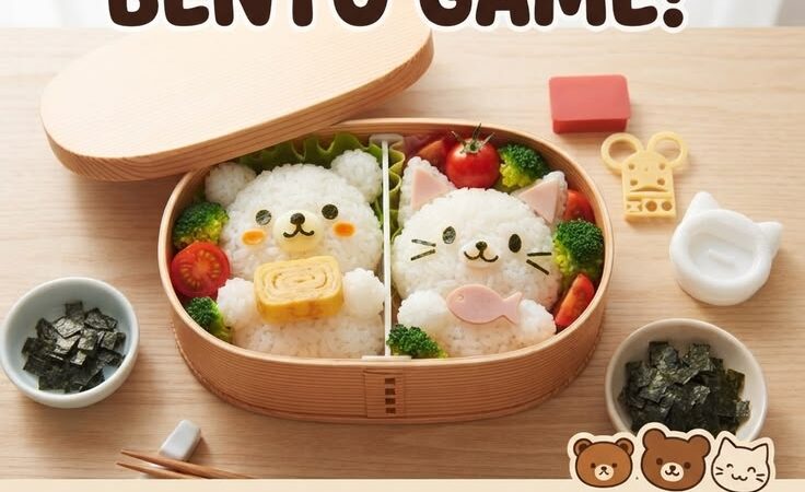 Headline: 🐱 Make Adorable Animal Bentos in Minutes! 🐻