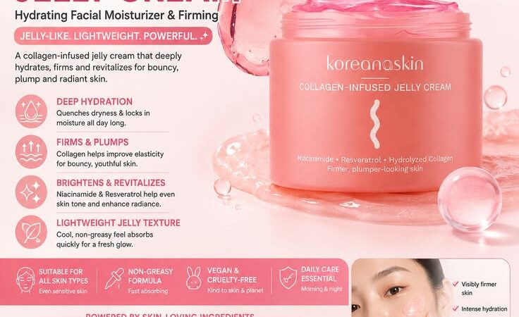 Collagen Jelly Cream – Hydrating Facial Moisturizer & Firming