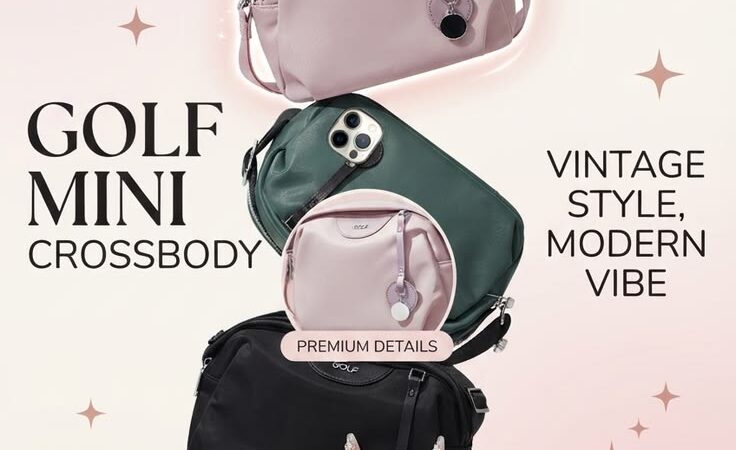 ✨ Cute & Elegant: The GOLF Mini Crossbody Bag! 💖👜
