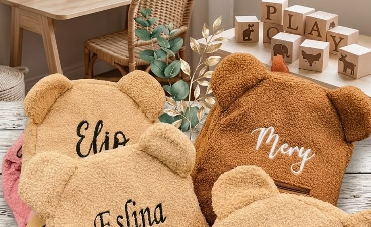 : Personalized Plush Bear Toddler Backpack | Custom Gift Idea π§Έ