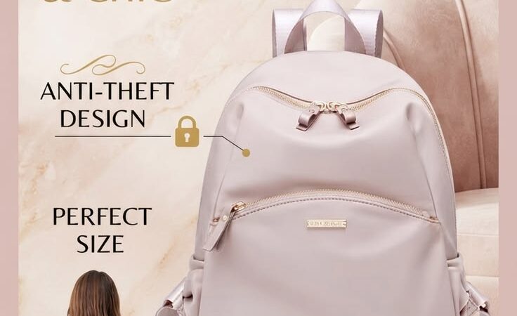 GOLF Anti-Theft Backpack: Your Chic & Secure Travel Essential! 🔒🌸