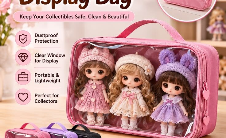 Doll Storage Bag with Clear Window – Dustproof Portable Display Case
